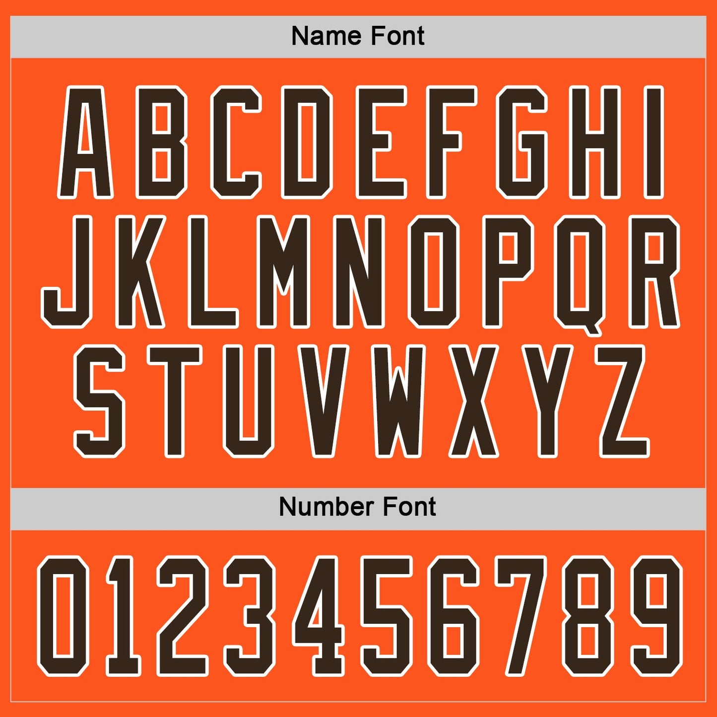 Custom Orange Brown-White Hockey Jersey - Sky-Custom