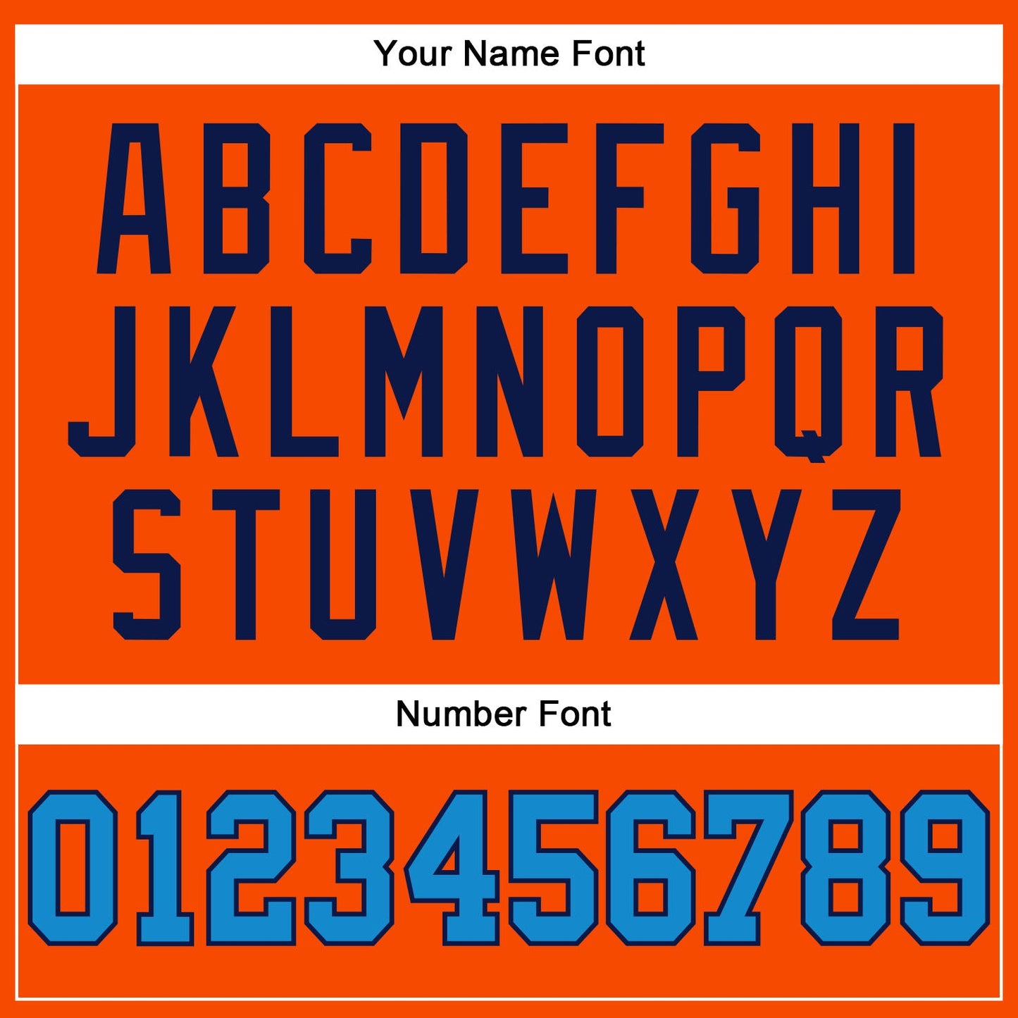 Custom Orange Blue-Navy Authentic Throwback Basketball Jersey - Sky-Custom