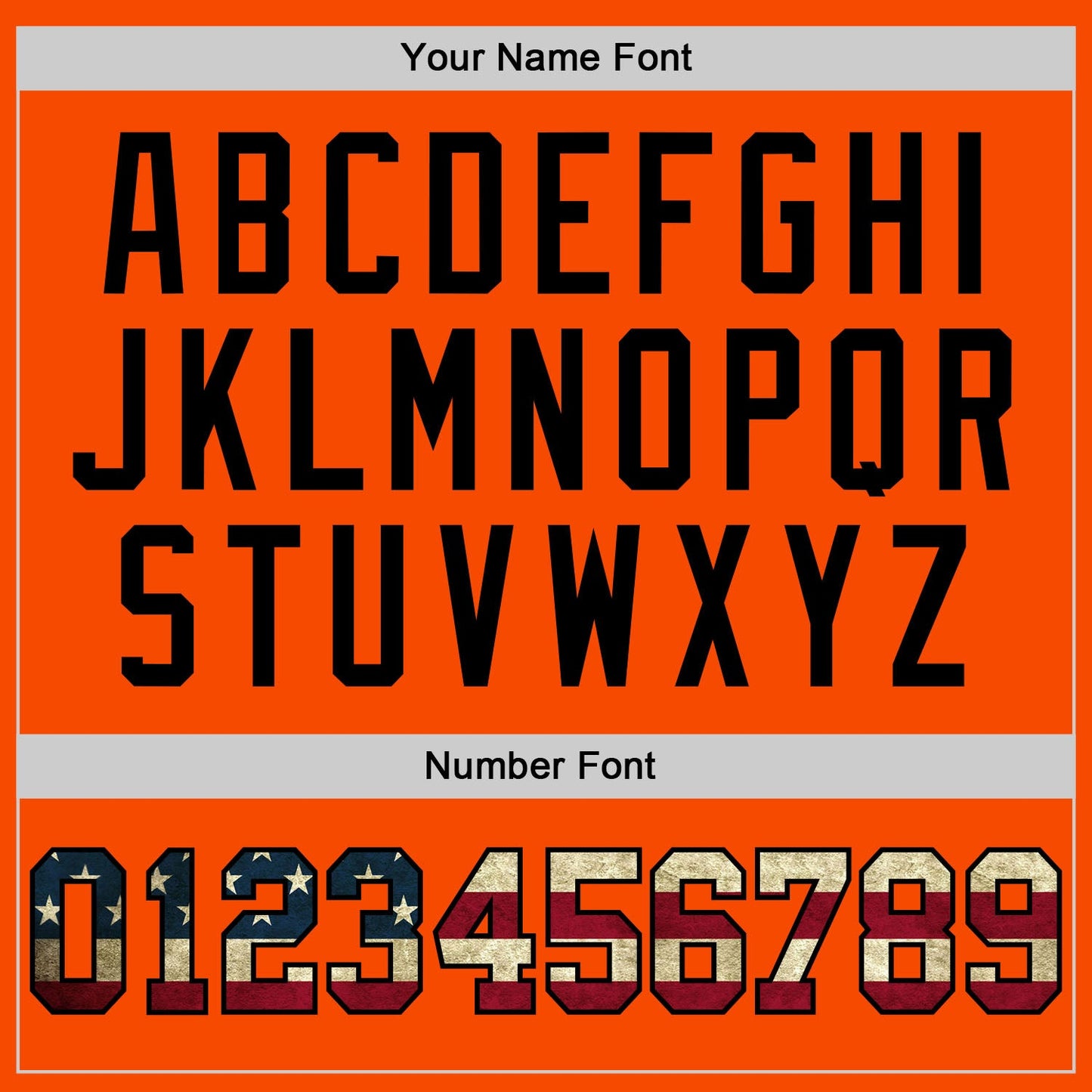 Custom Orange Vintage USA Flag-Black Authentic Throwback Basketball Jersey - Sky-Custom