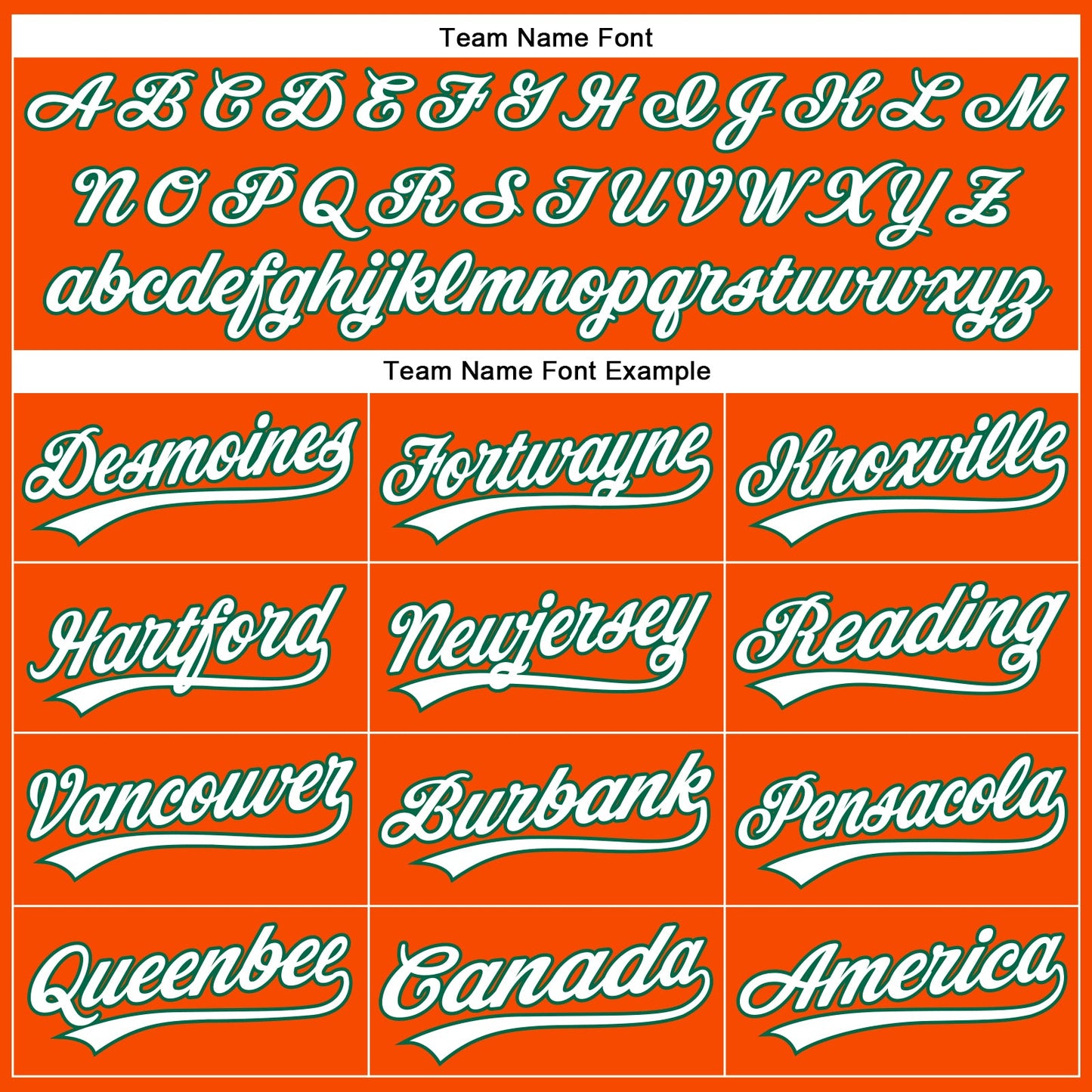 Custom Orange White Pinstripe Kelly Green Authentic Baseball Jersey - Sky-Custom