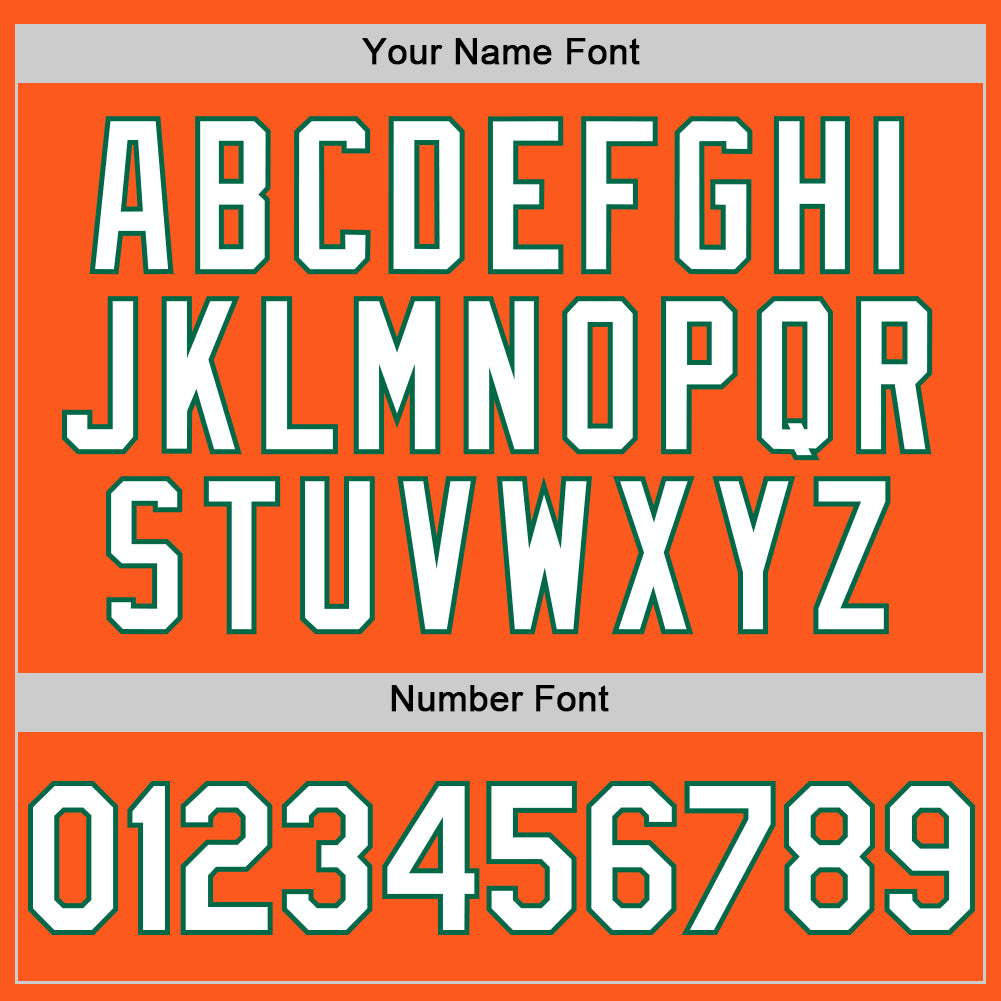 Custom Orange White-Kelly Green Mesh Authentic Throwback Baseball Jersey - Sky-Custom