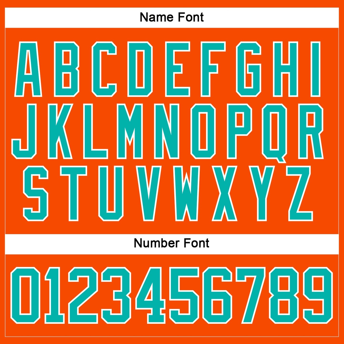 Custom Orange Aqua-White Hockey Lace Neck Jersey - Sky-Custom