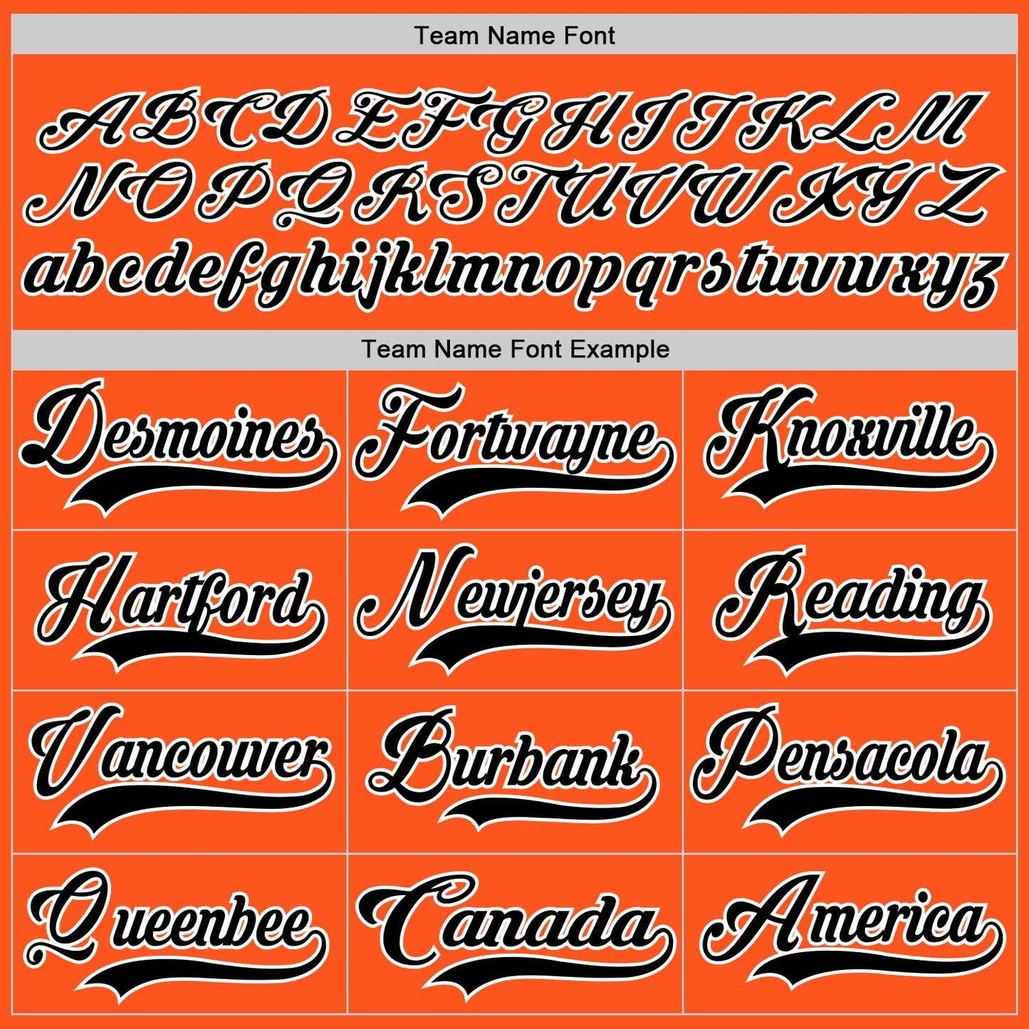 Custom Orange Black-White Hockey Jersey - Sky-Custom