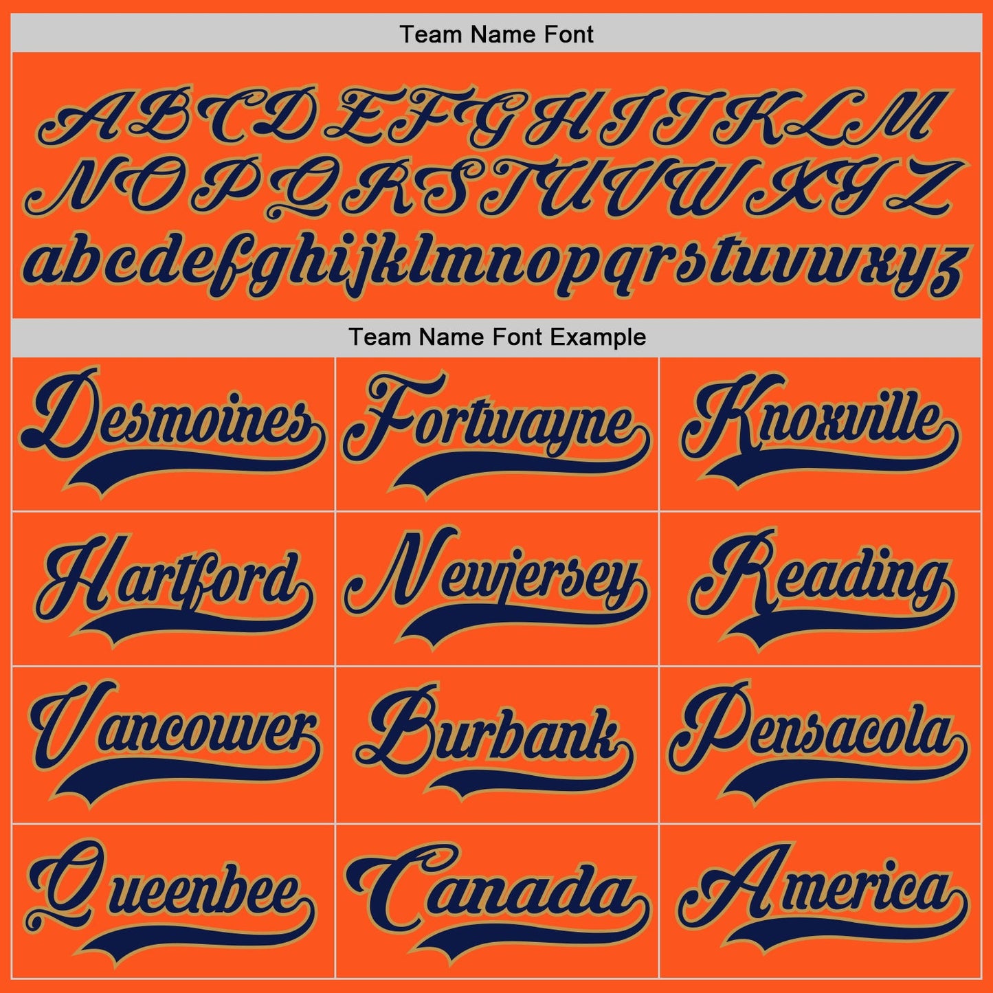 Custom Orange Navy-Old Gold Hockey Jersey - Sky-Custom