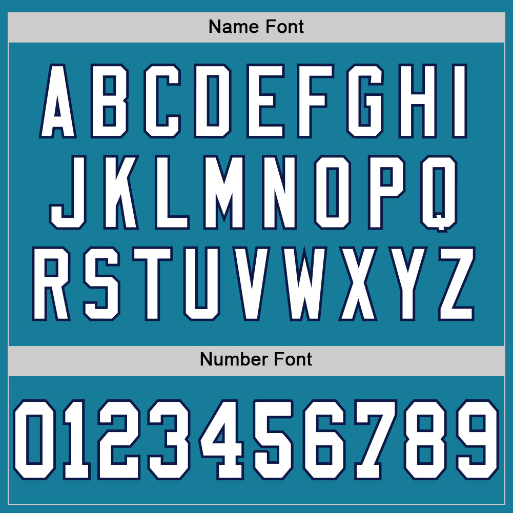 Custom Panther Blue White=Navy Mesh Authentic Throwback Football Jersey - Sky-Custom