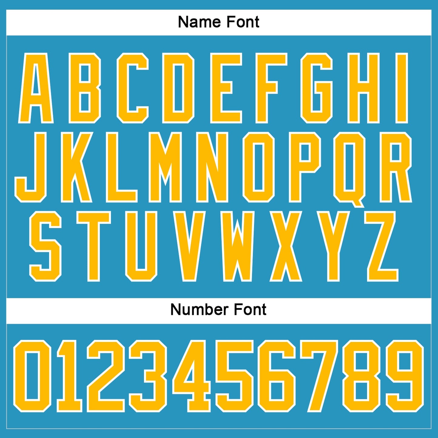 Custom Panther Blue Gold-White Hockey Lace Neck Jersey - Sky-Custom