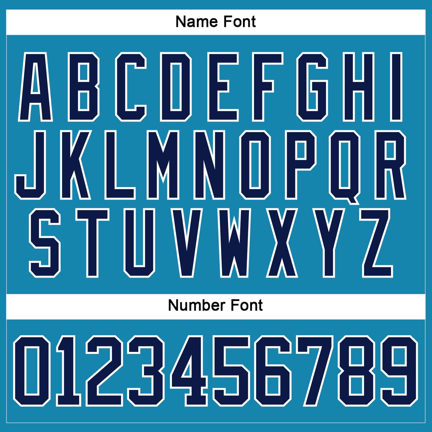 Custom Panther Blue Navy-White Hockey Jersey - Sky-Custom