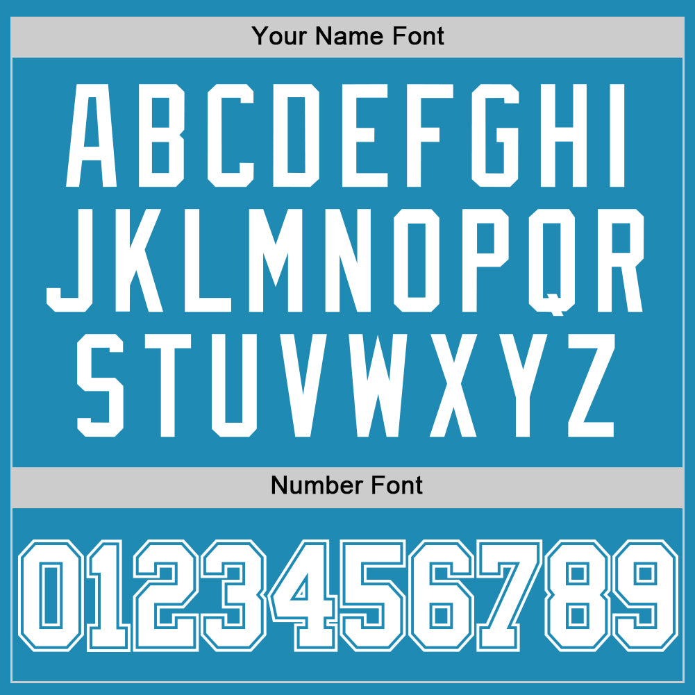 Custom Panther Blue White Authentic Basketball Jersey - Sky-Custom