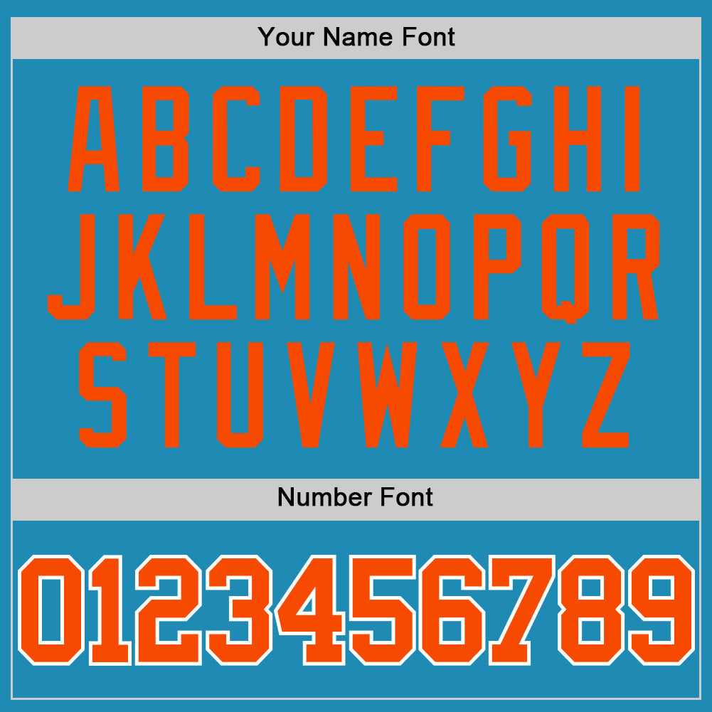 Custom Panther Blue Orange-White Authentic Basketball Jersey - Sky-Custom