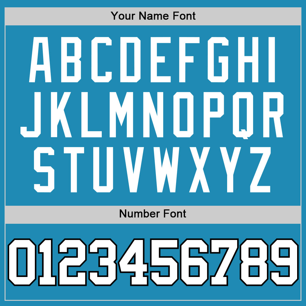 Custom Panther Blue White-Black Authentic Basketball Jersey - Sky-Custom