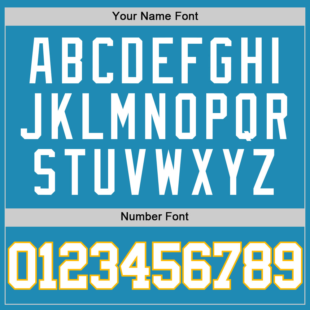 Custom Panther Blue White-Gold Authentic Basketball Jersey - Sky-Custom