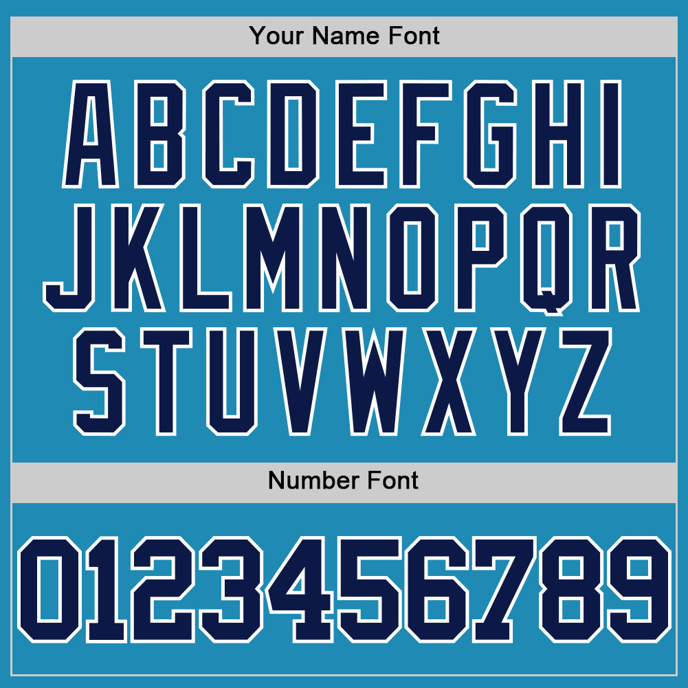 Custom Panther Blue Navy-White Authentic Basketball Jersey - Sky-Custom