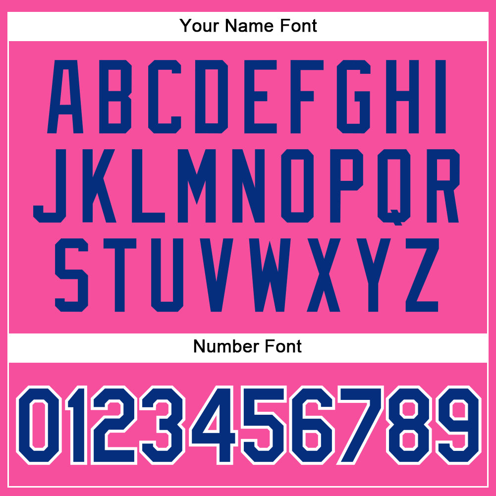 Custom Pink Royal-White Authentic Sleeveless Baseball Jersey - Sky-Custom