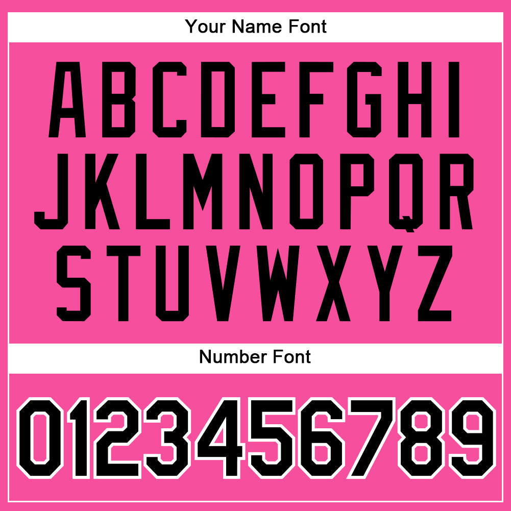 Custom Pink Black-White Authentic Sleeveless Baseball Jersey - Sky-Custom