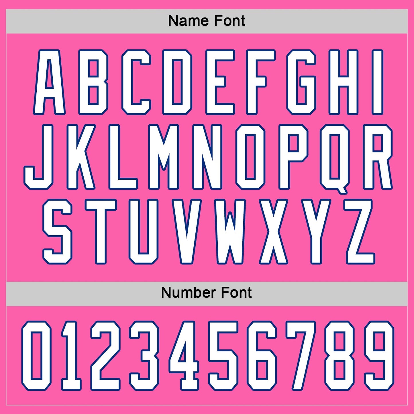 Custom Pink White-Royal Hockey Jersey - Sky-Custom