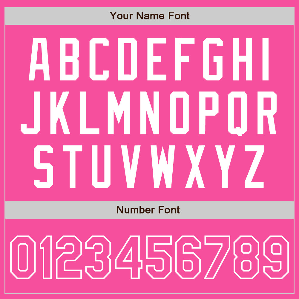 Custom Pink Pink-White Authentic Baseball Jersey - Sky-Custom