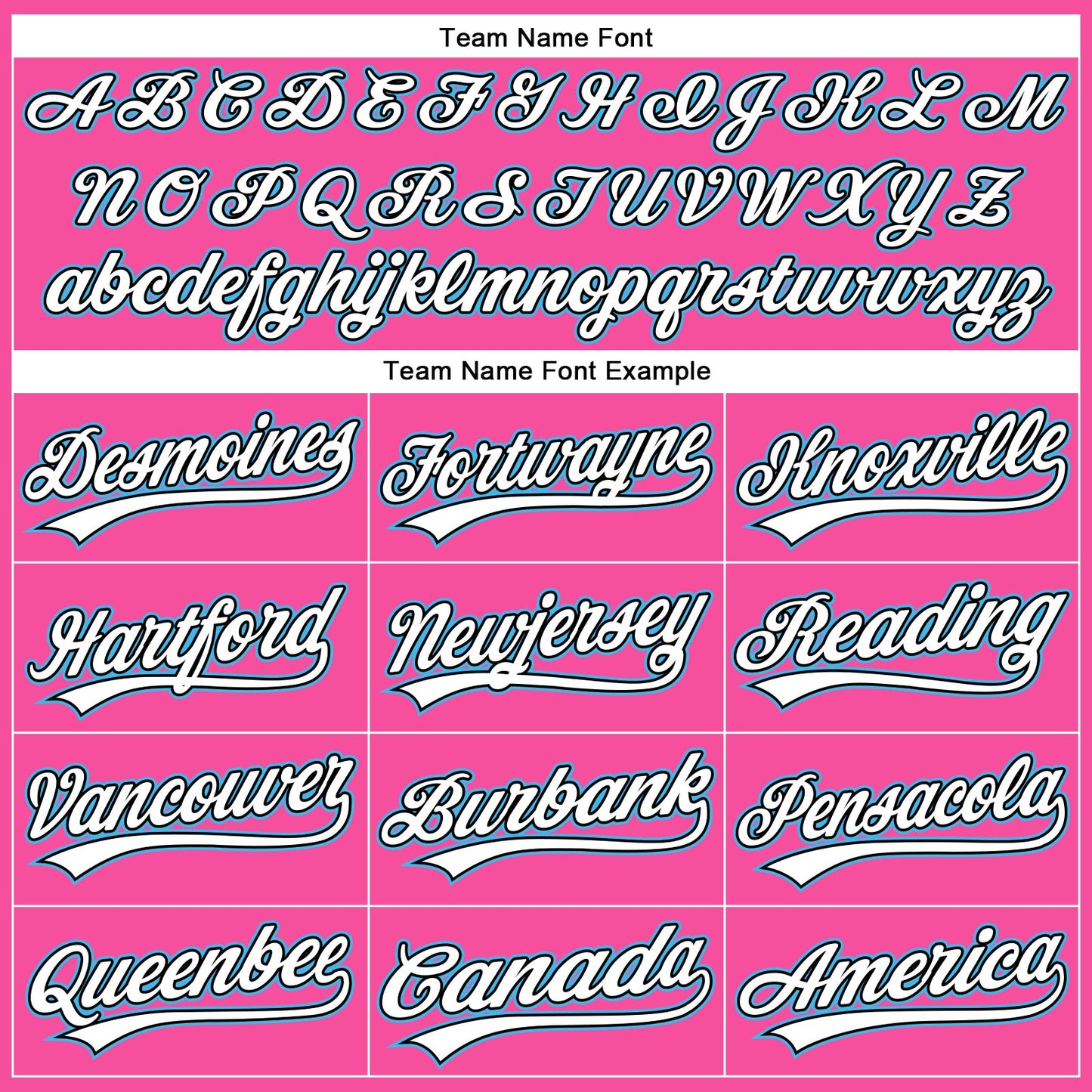 Custom Pink White Pinstripe Sky Blue Authentic Baseball Jersey - Sky-Custom