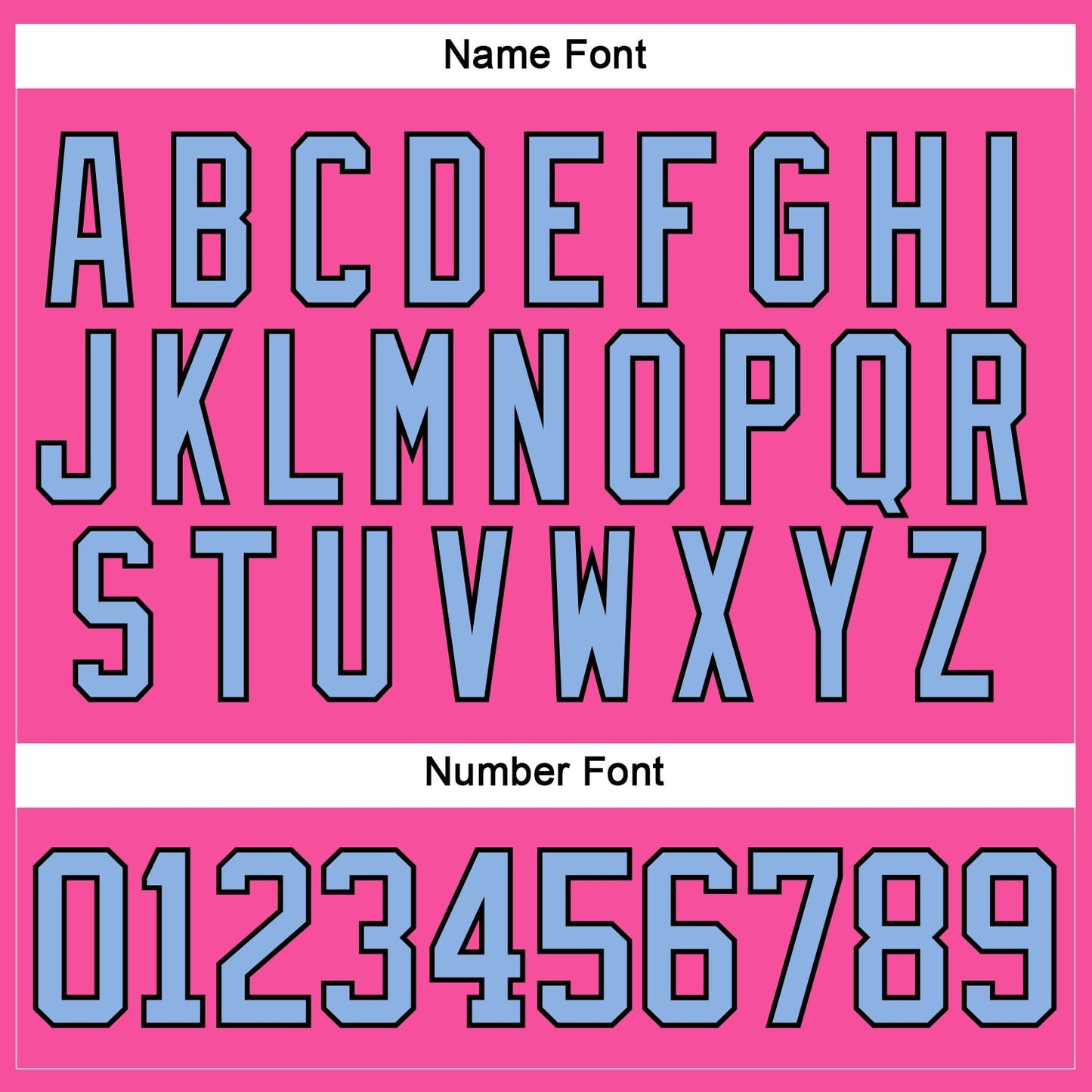 Custom Pink Light Blue-Black Hockey Lace Neck Jersey - Sky-Custom
