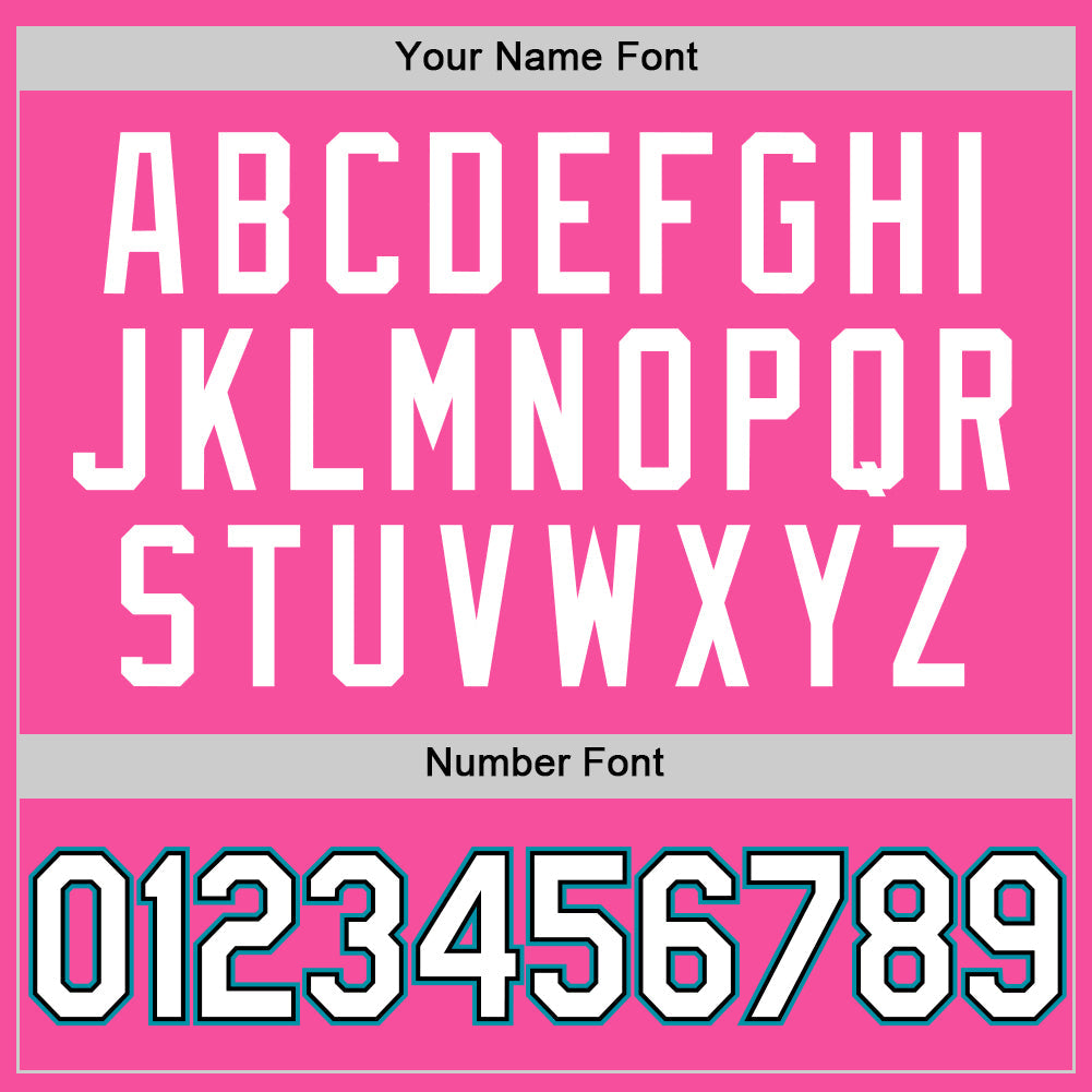 Custom Pink Black-Teal Authentic Throwback Basketball Jersey - Sky-Custom