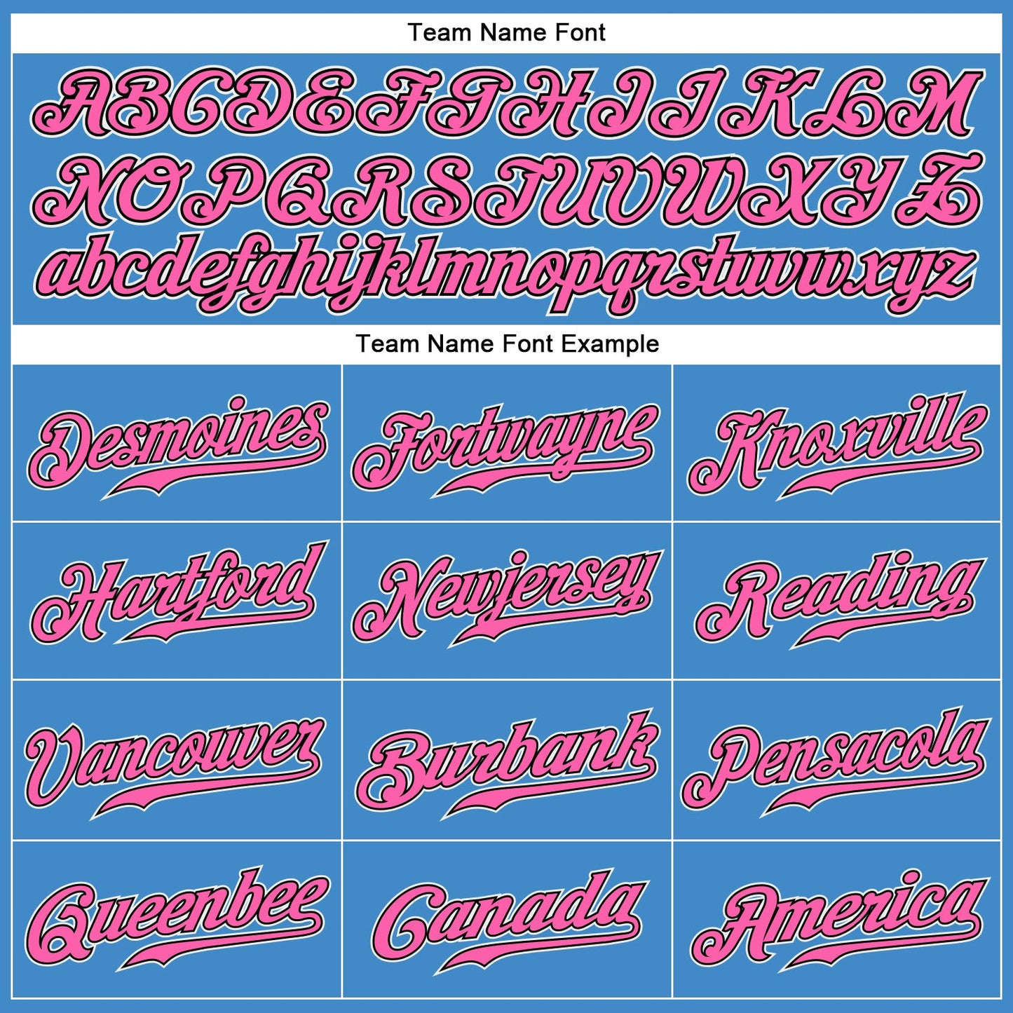 Custom Powder Blue Pink-Black Authentic Baseball Jersey - Sky-Custom
