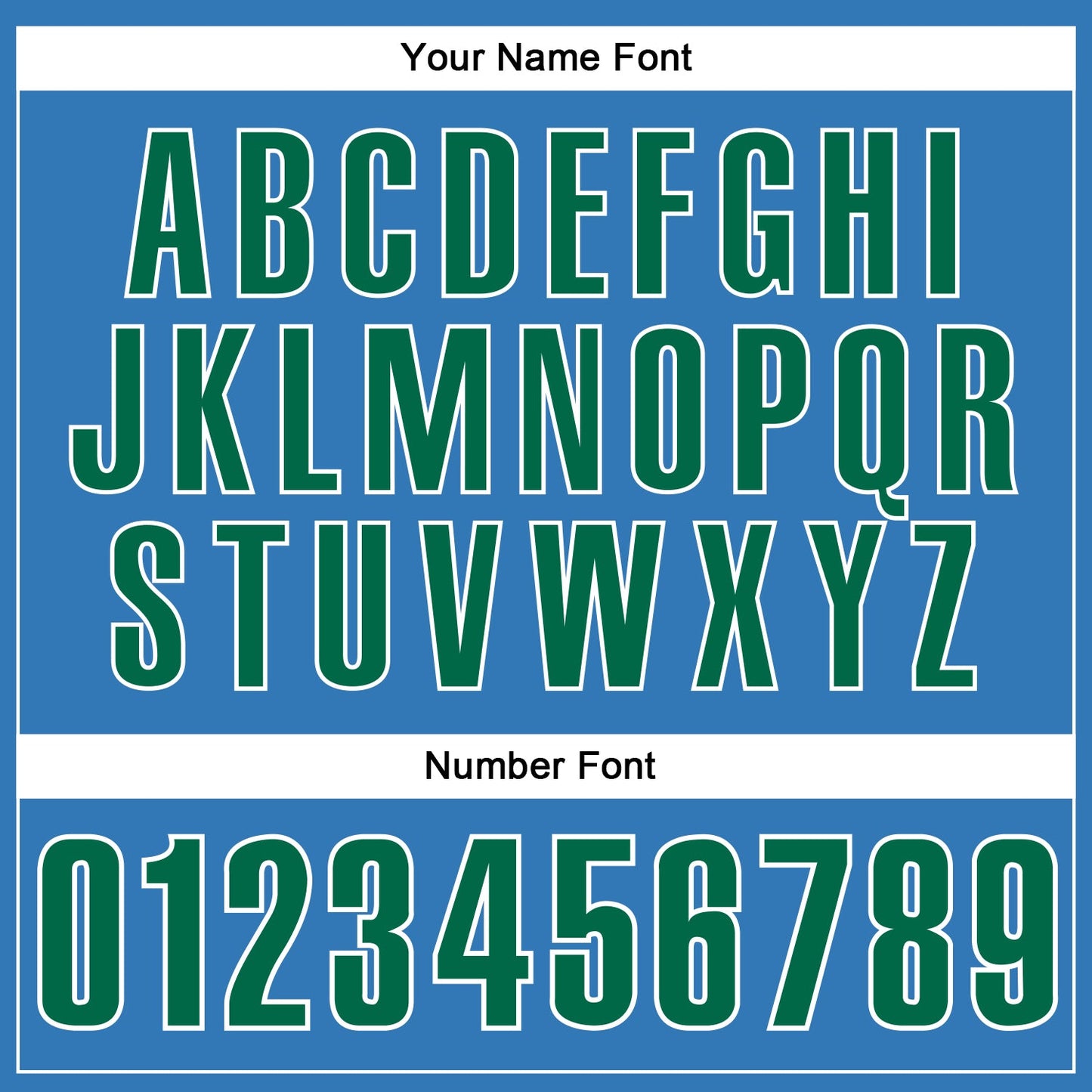 Custom Powder Blue Kelly Green-White Authentic Sleeveless Baseball Jersey - Sky-Custom