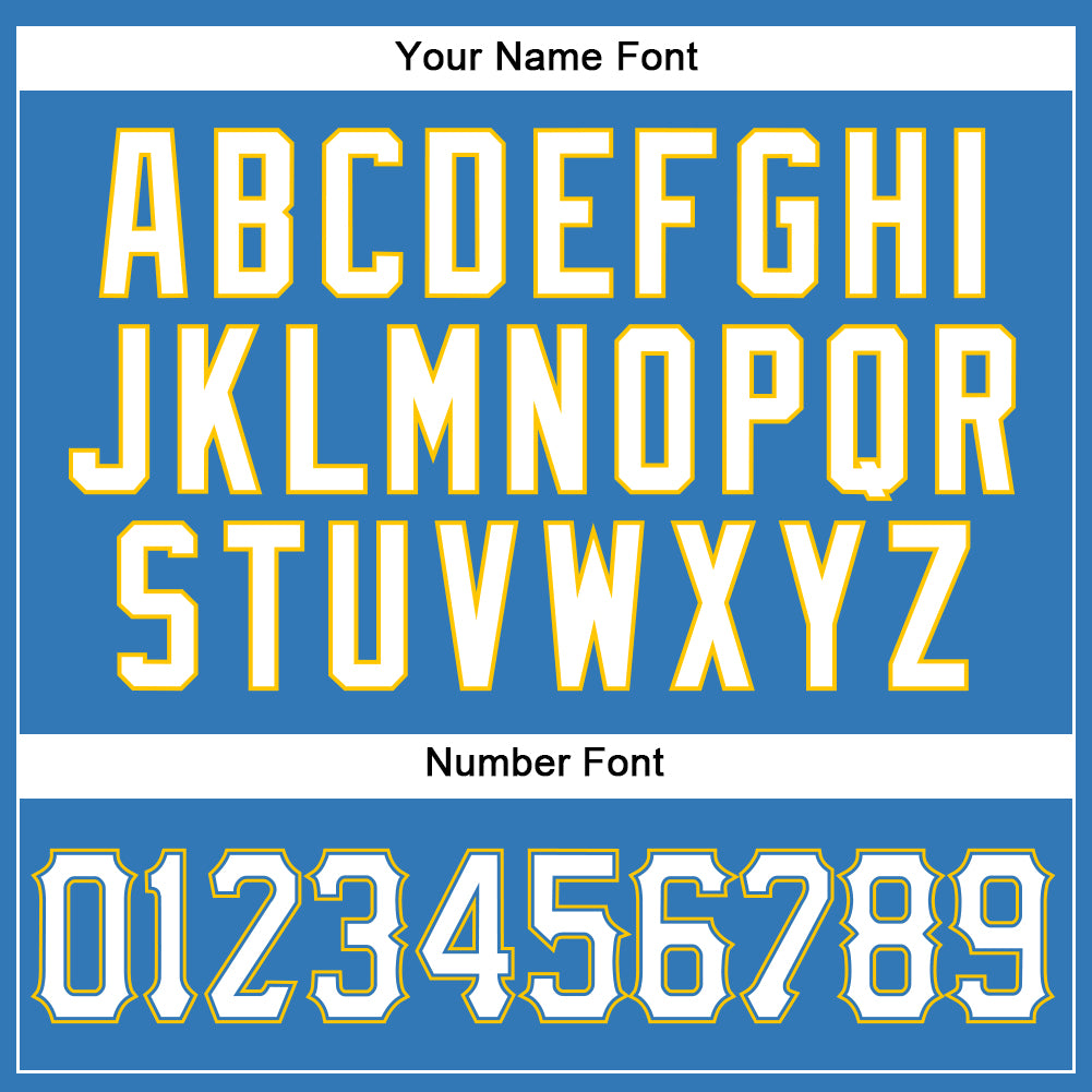 Custom Powder Blue White-Gold Authentic Sleeveless Baseball Jersey - Sky-Custom