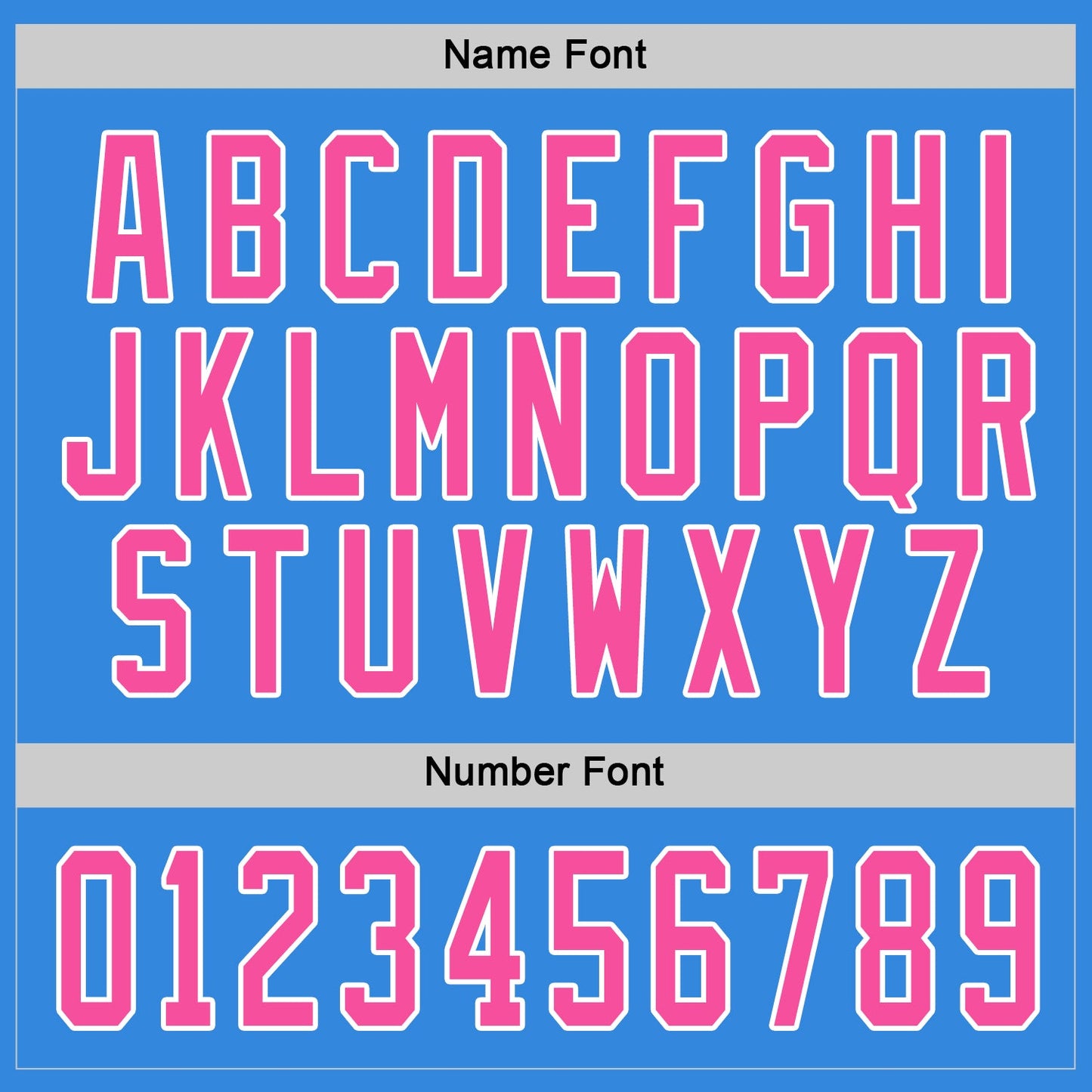 Custom Powder Blue Pink-White Hockey Jersey - Sky-Custom