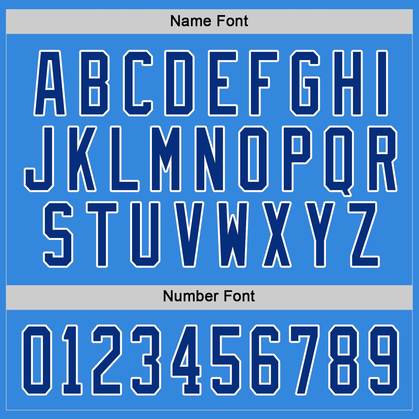 Custom Powder Blue Royal-White Hockey Jersey - Sky-Custom
