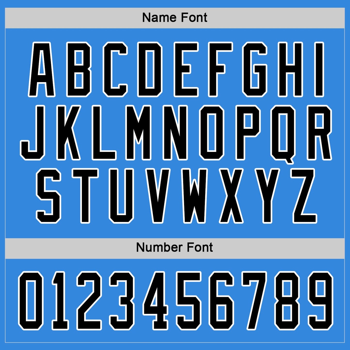 Custom Powder Blue Black-White Hockey Jersey - Sky-Custom