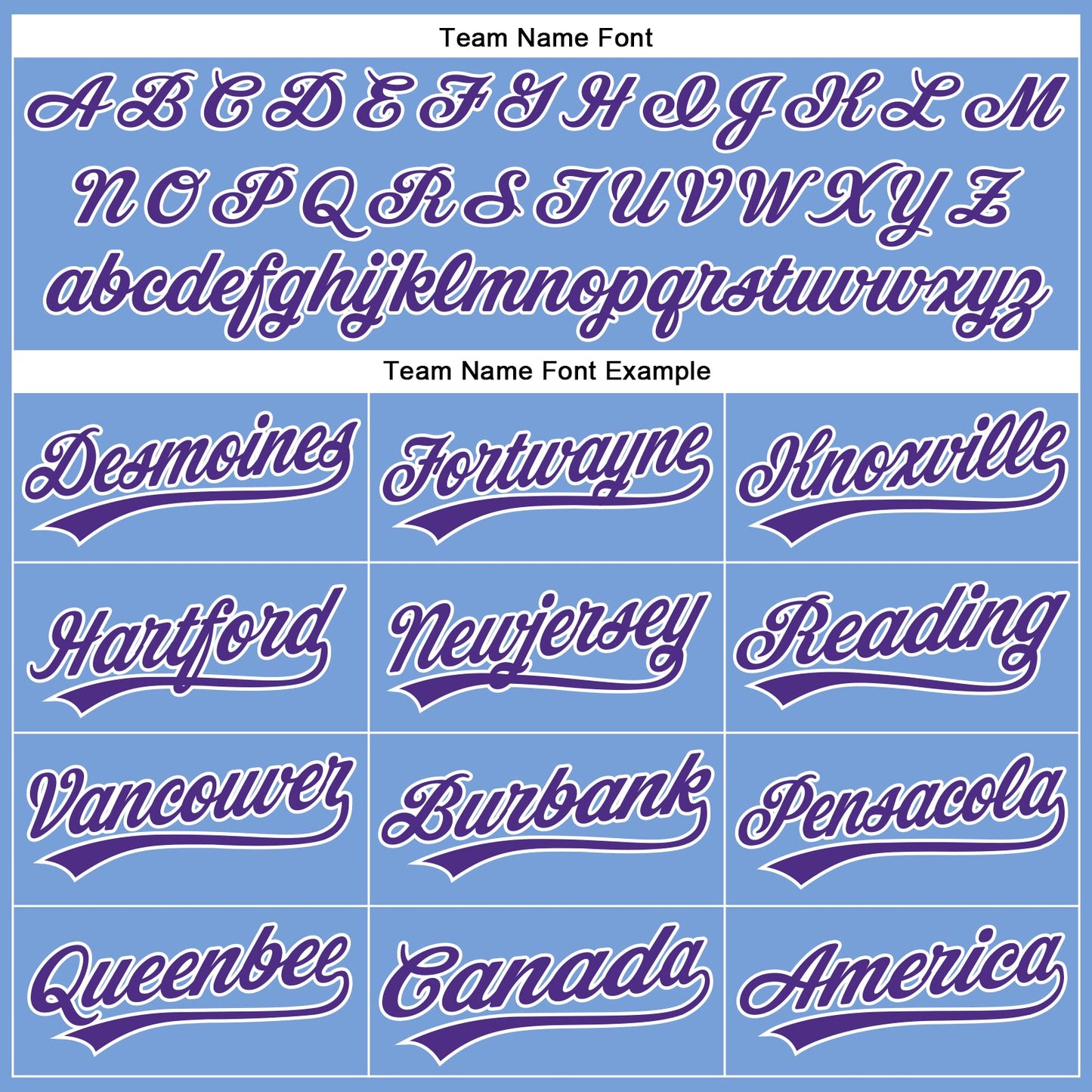 Custom Powder Blue White Pinstripe Purple Authentic Baseball Jersey - Sky-Custom