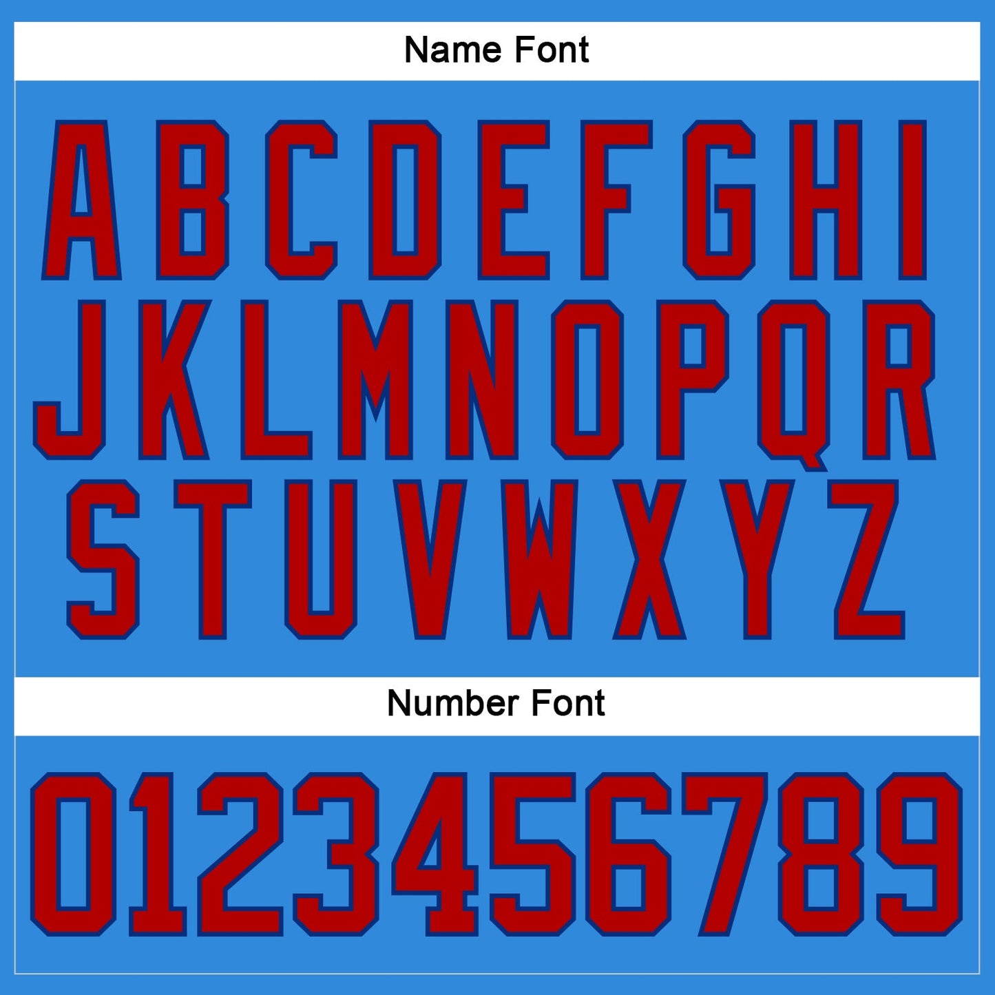 Custom Sky Blue Red-Royal Hockey Lace Neck Jersey - Sky-Custom