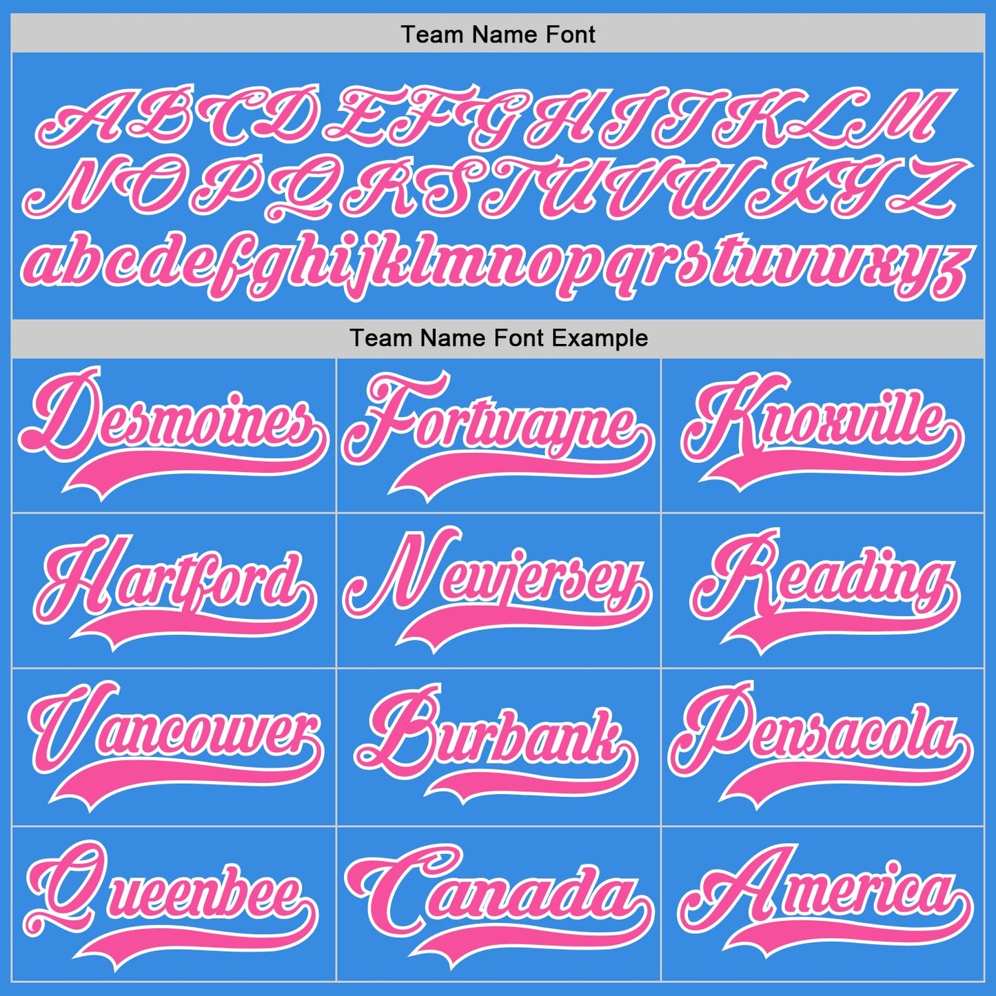 Custom Powder Blue Pink-White Hockey Jersey - Sky-Custom