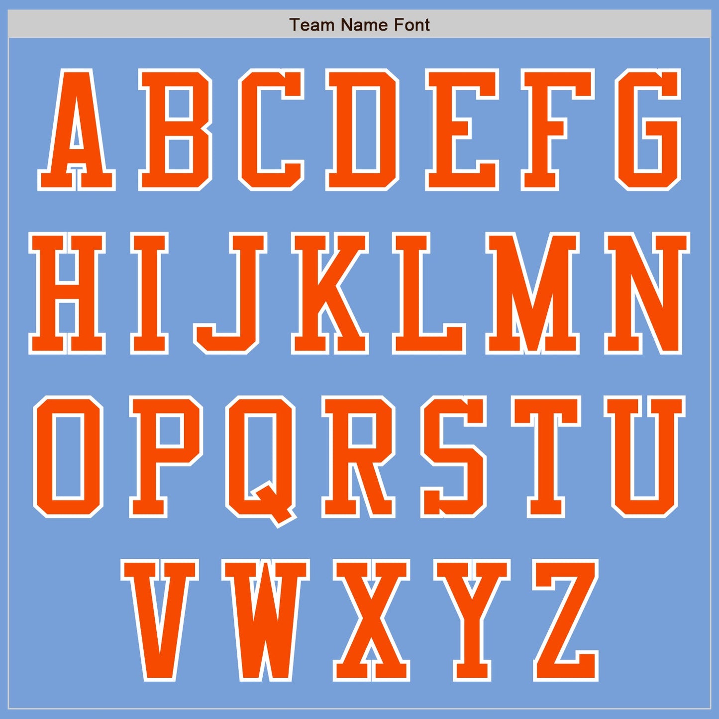 Custom Powder Blue Orange-White Authentic Baseball Jersey - Sky-Custom