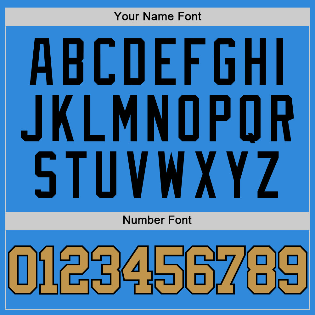 Custom Powder Blue Old Gold-Black Authentic Basketball Jersey - Sky-Custom