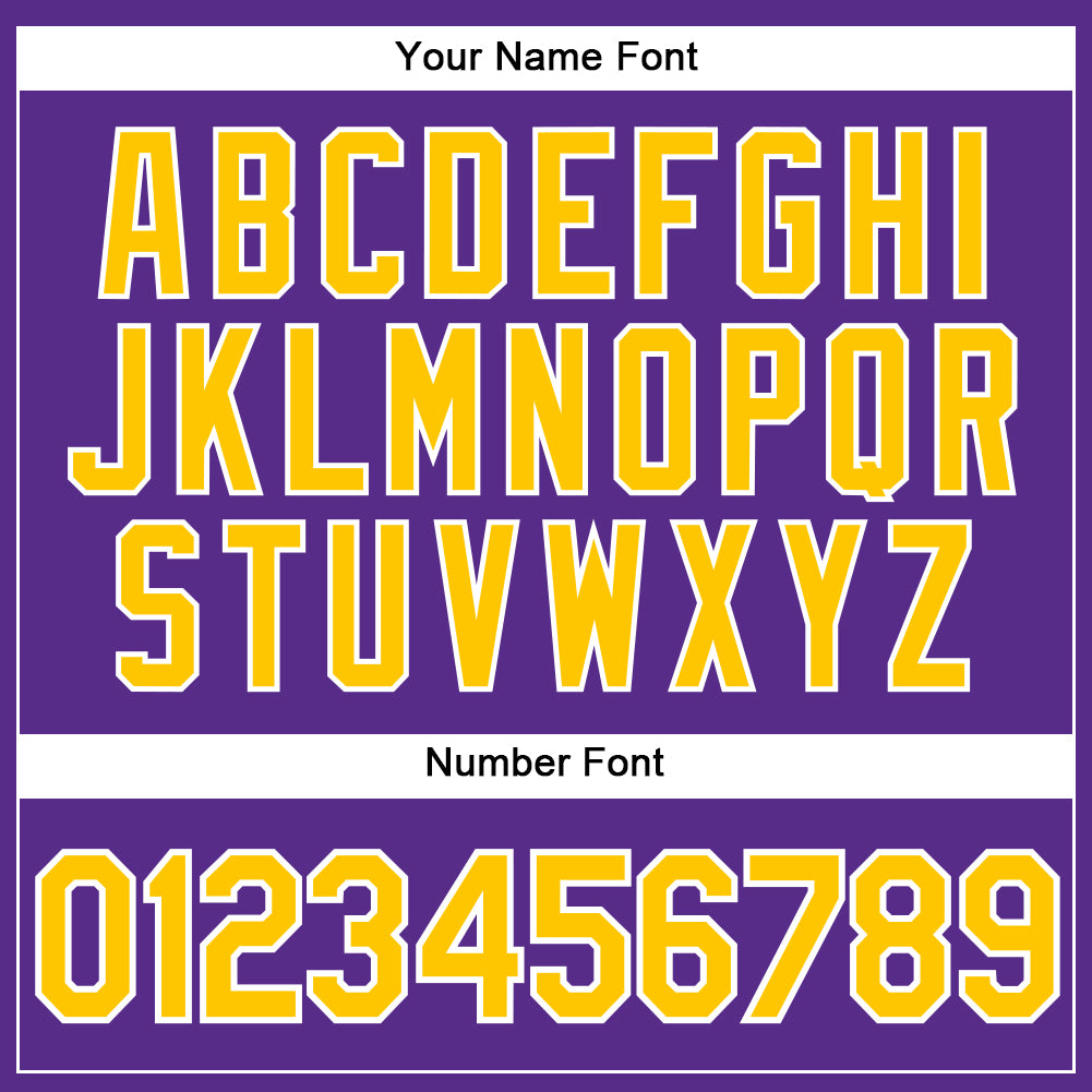 Custom Purple Gold-White Authentic Sleeveless Baseball Jersey - Sky-Custom