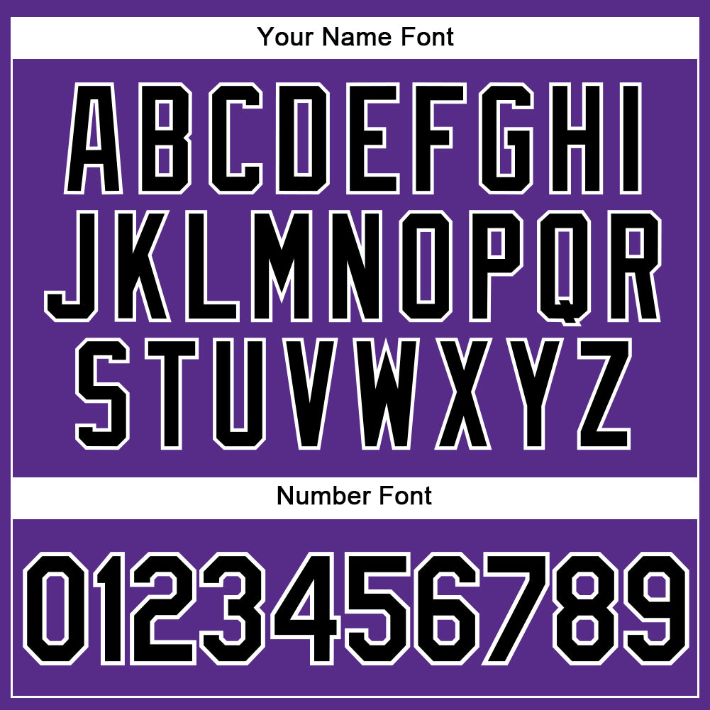 Custom Purple Black-White Authentic Sleeveless Baseball Jersey - Sky-Custom