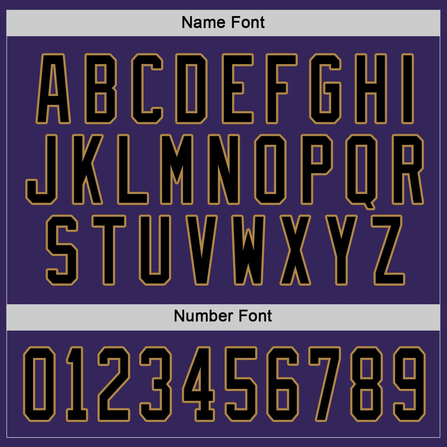 Custom Purple Black-Old Gold Hockey Jersey - Sky-Custom