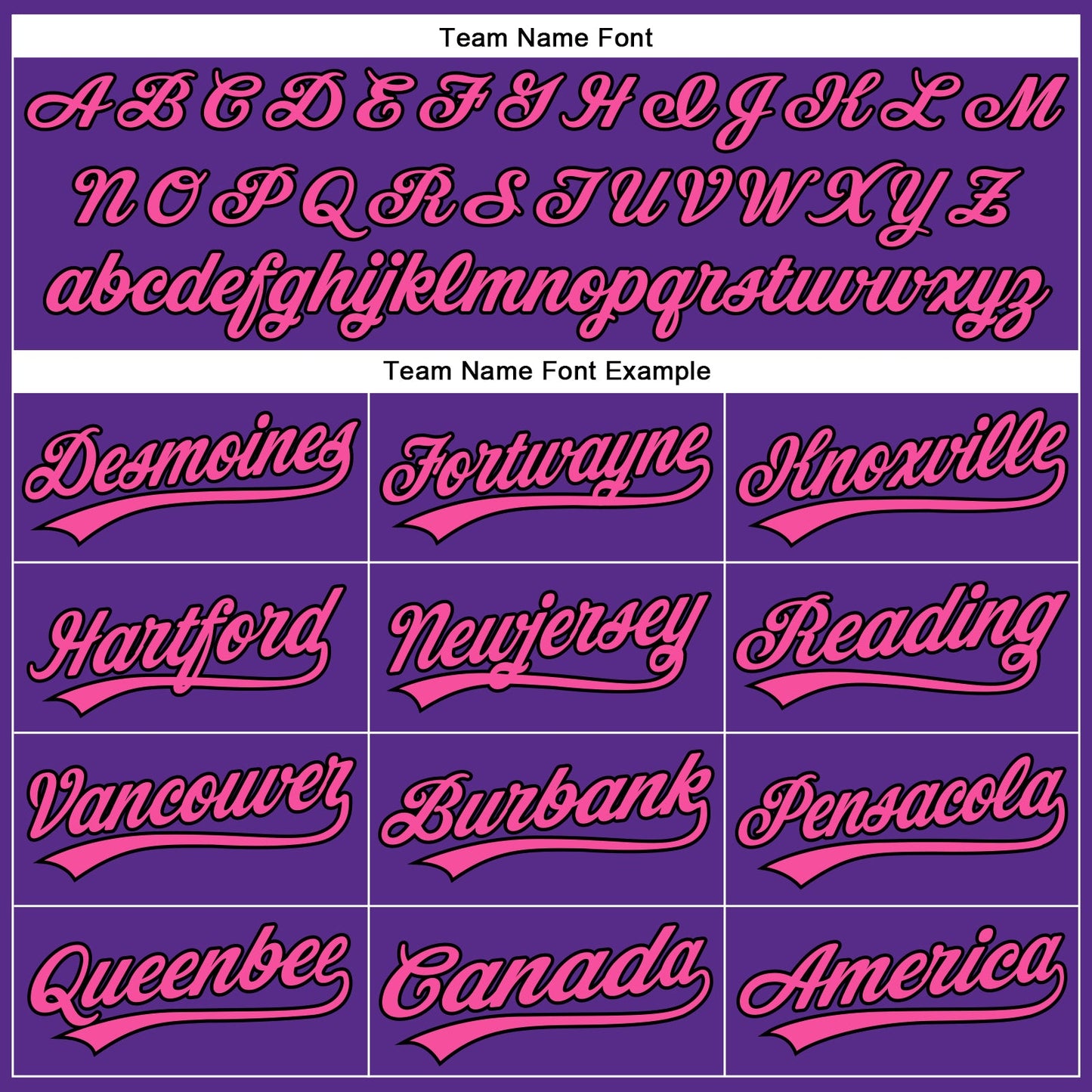 Custom Purple Black Pinstripe Pink Authentic Baseball Jersey - Sky-Custom