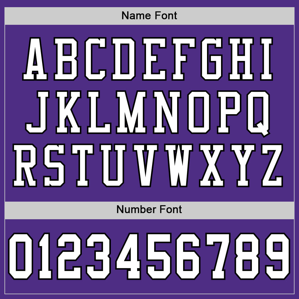 Custom Purple White-Black Mesh Authentic Football Jersey - Sky-Custom