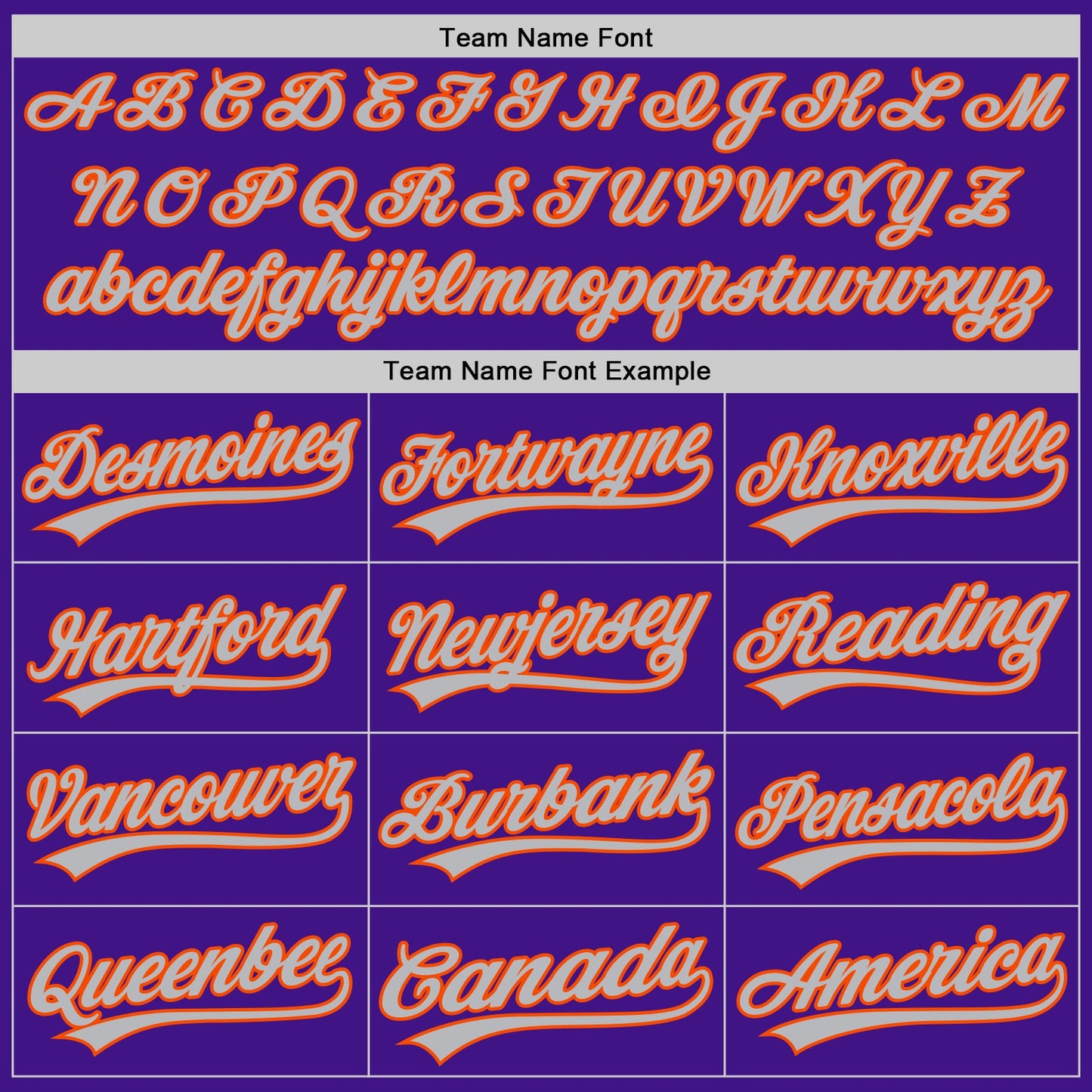 Custom Purple Orange-Gray Authentic Throwback Baseball Jersey - Sky-Custom