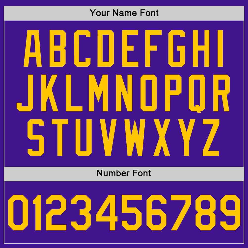 Custom Purple Yellow Mesh Authentic Throwback Baseball Jersey - Sky-Custom