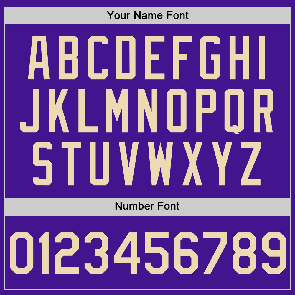 Custom Purple Cream Mesh Authentic Throwback Baseball Jersey - Sky-Custom