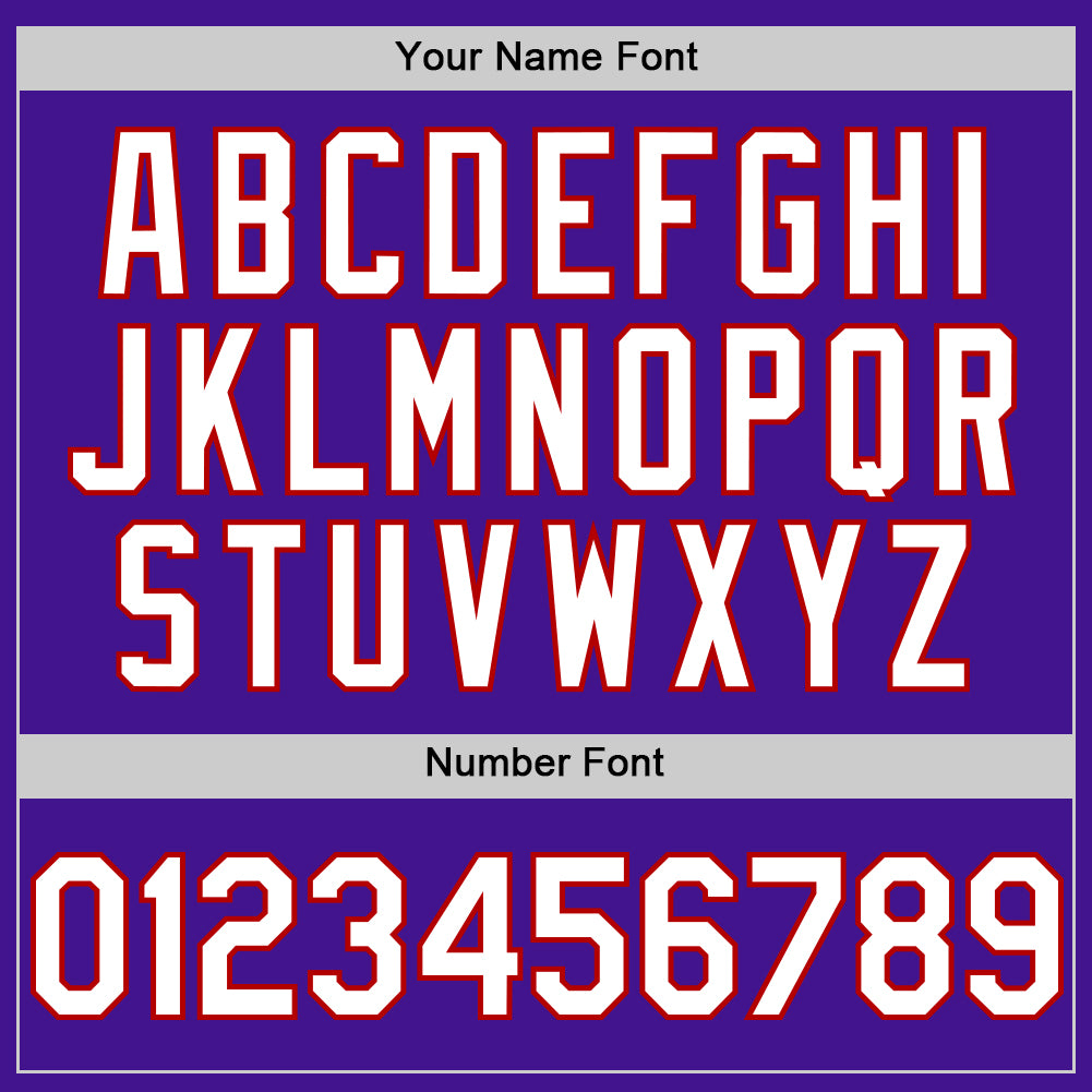 Custom Purple White-Red Mesh Authentic Throwback Baseball Jersey - Sky-Custom