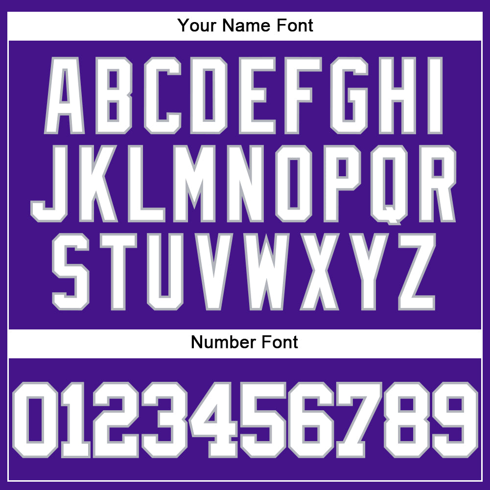 Custom Purple White-Gray Mesh Authentic Throwback Baseball Jersey - Sky-Custom