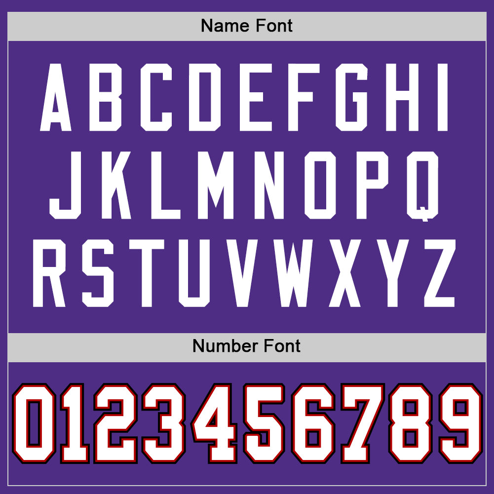 Custom Purple Red-Black Mesh Authentic Throwback Football Jersey - Sky-Custom