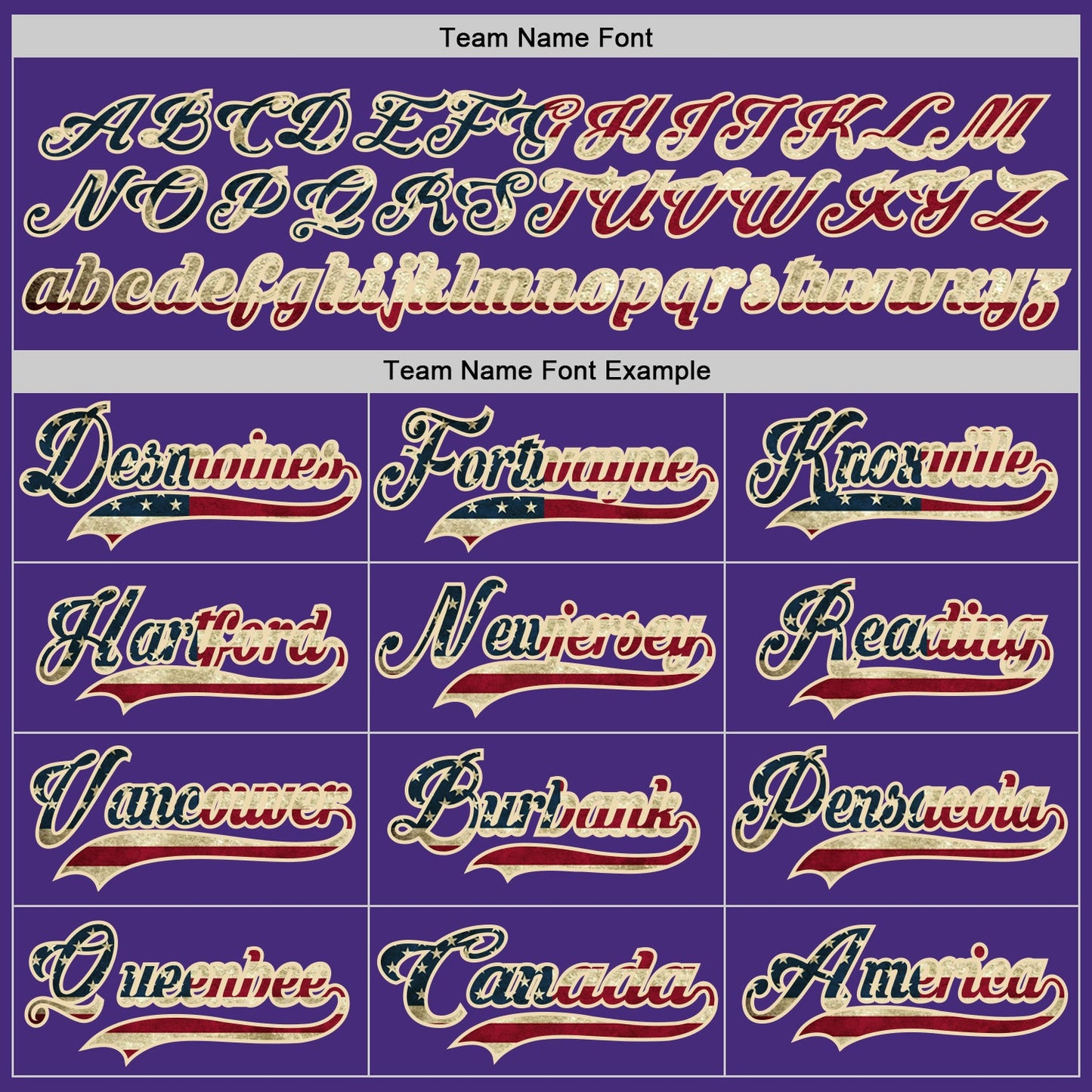 Custom Purple Vintage USA Flag Cream-Black Hockey Lace Neck Jersey - Sky-Custom