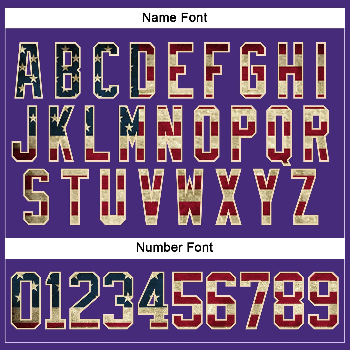 Custom Purple Vintage USA Flag Cream-Black Hockey Lace Neck Jersey - Sky-Custom