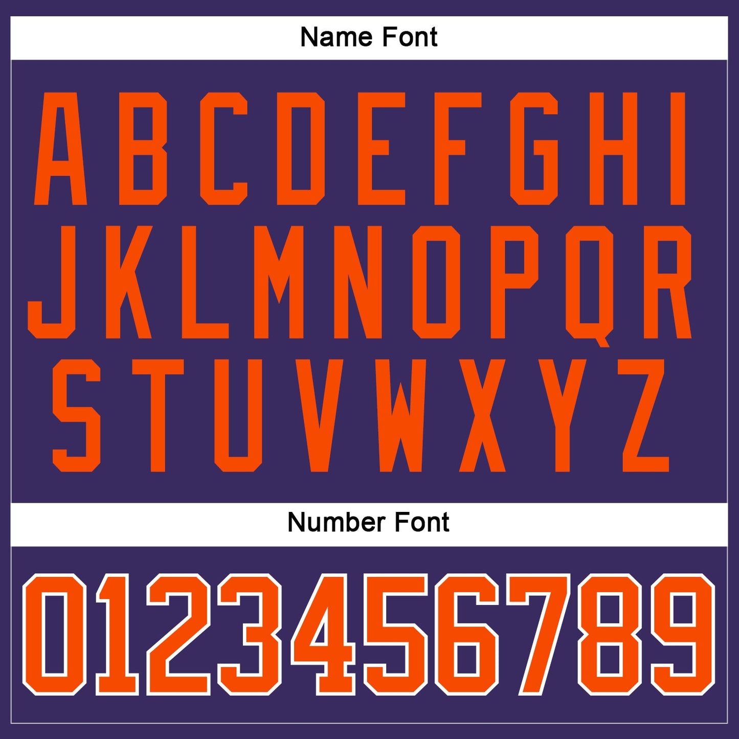 Custom Purple Orange-White Hockey Jersey - Sky-Custom