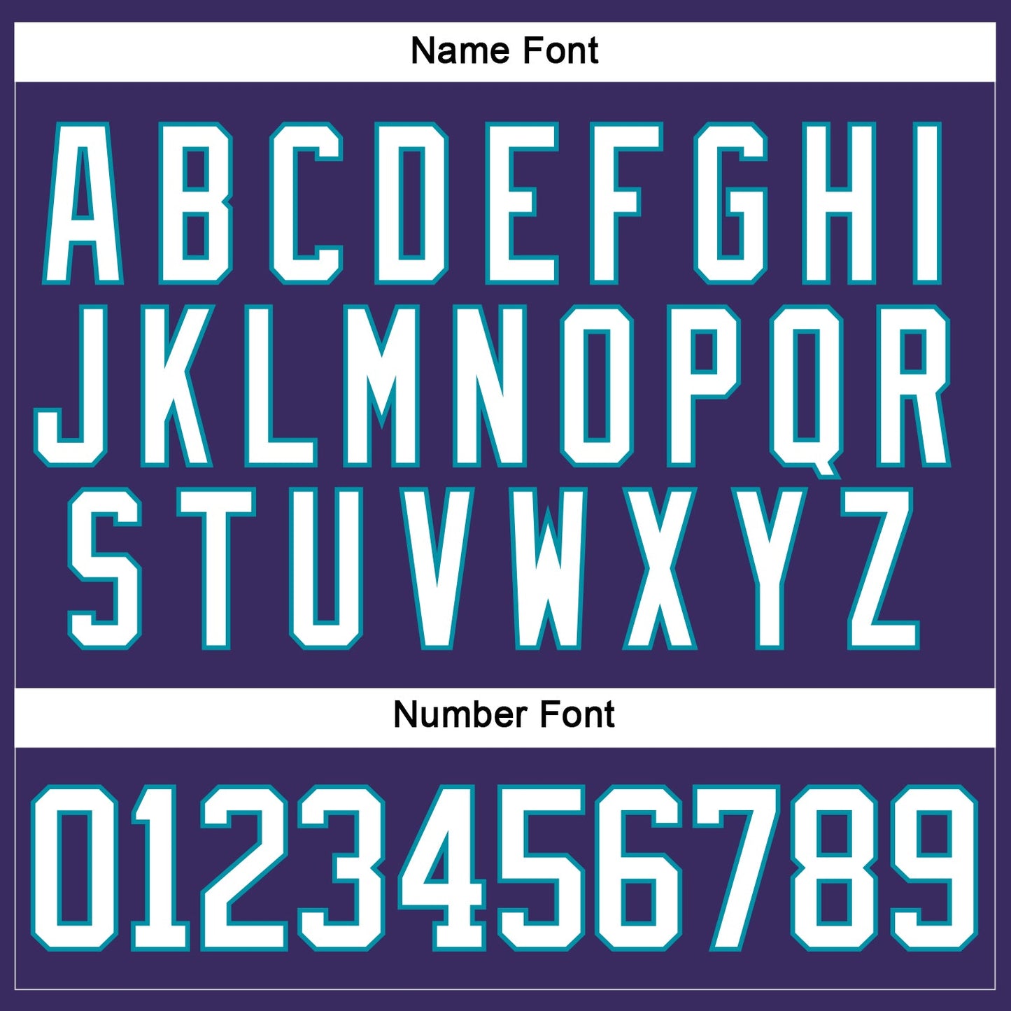 Custom Purple White-Teal Hockey Jersey - Sky-Custom