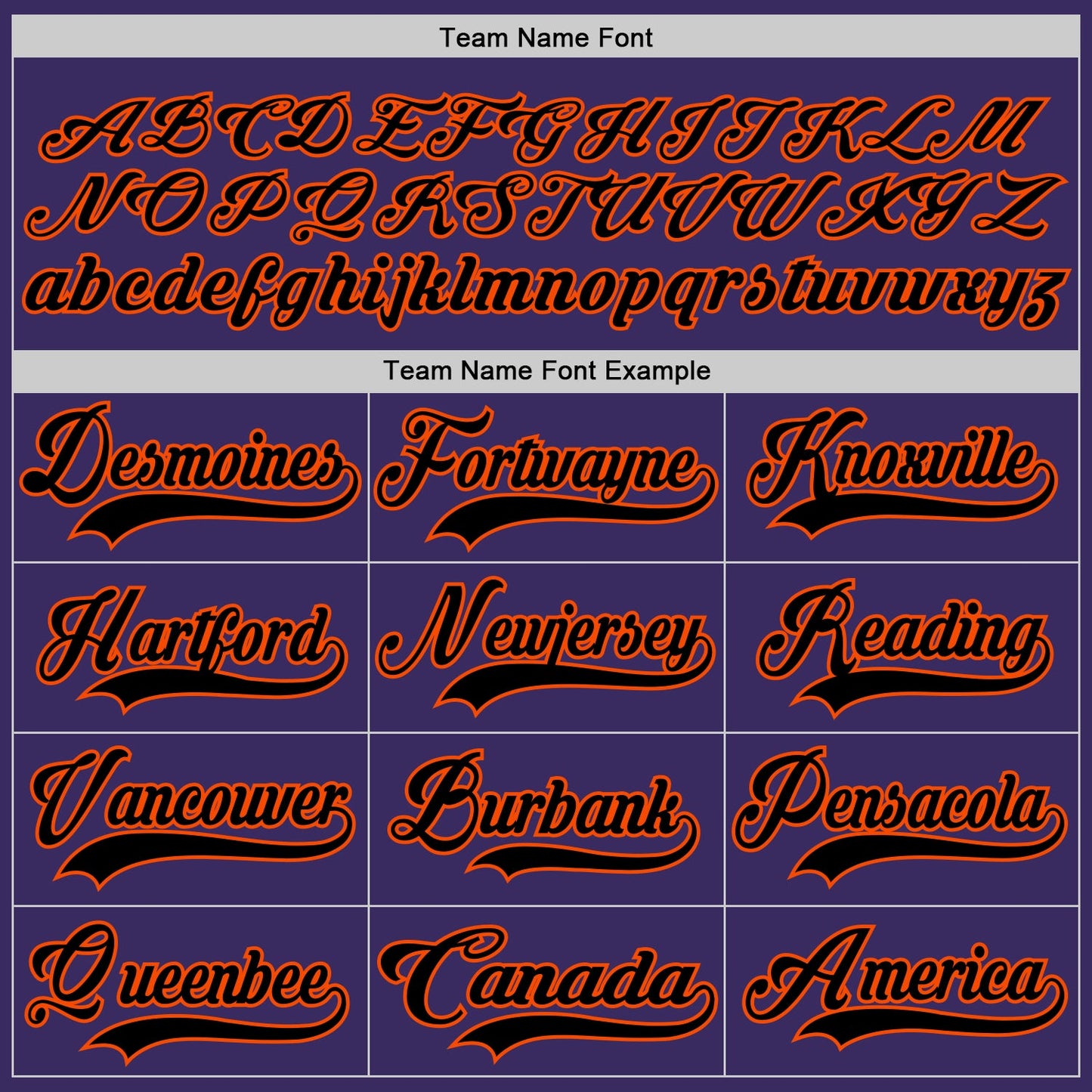 Custom Purple Black-Orange Hockey Jersey - Sky-Custom